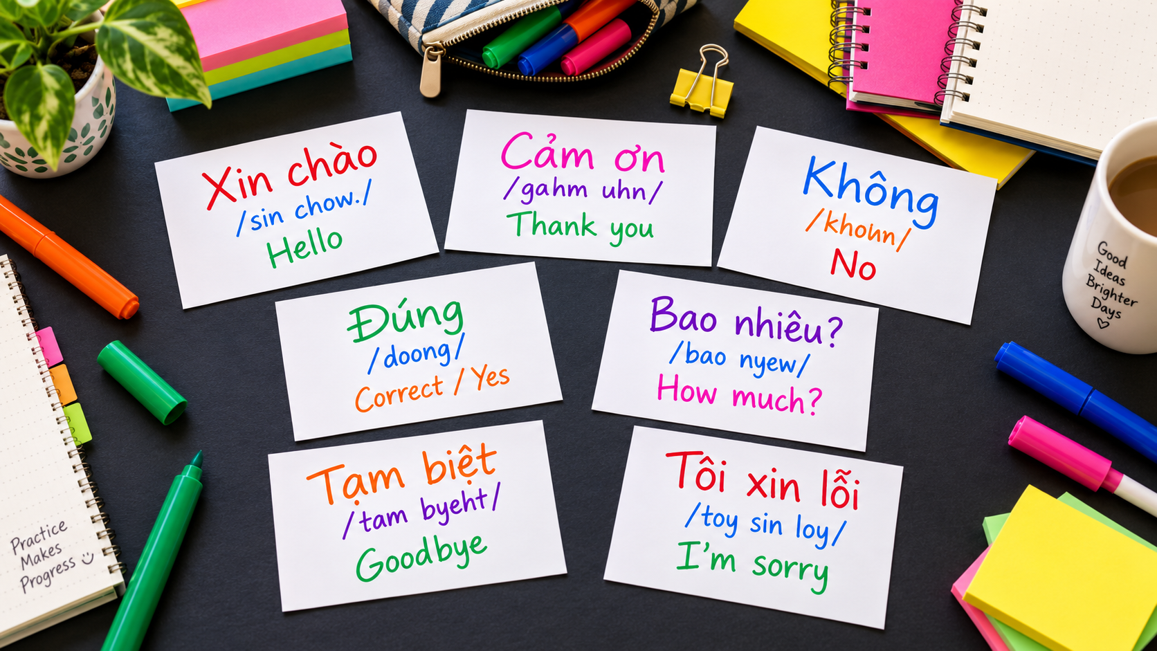 Học một số c&acirc;u tiếng Việt giao tiếp cơ bản