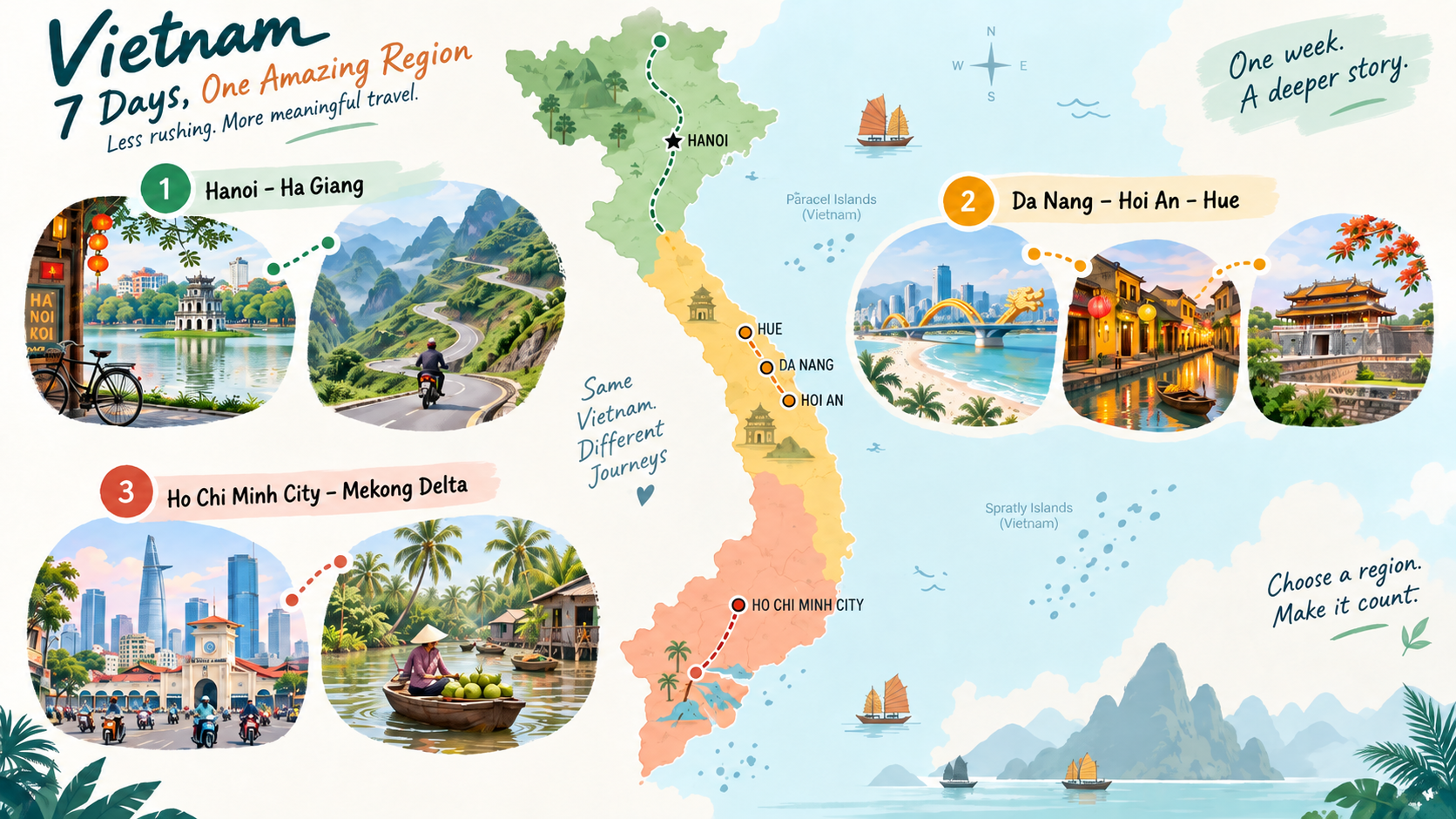 Where Should You Go for 7 Days in Vietnam?