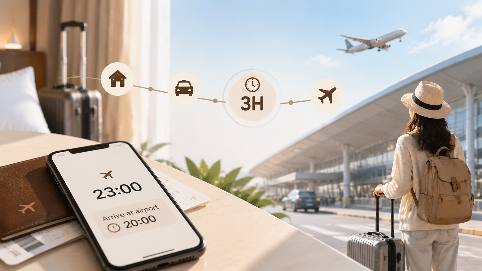 Calculate Your Airport Arrival Time Before Booking Transportation
